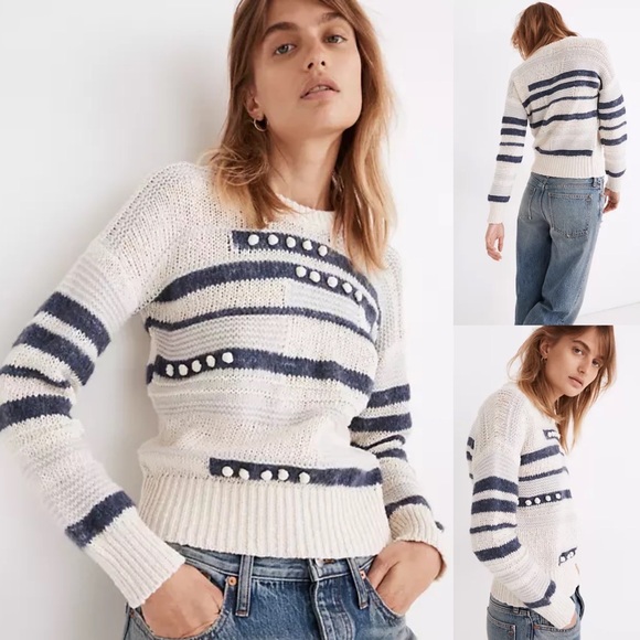Madewell Sweaters - Madewell Grandover bobble pullover sweater